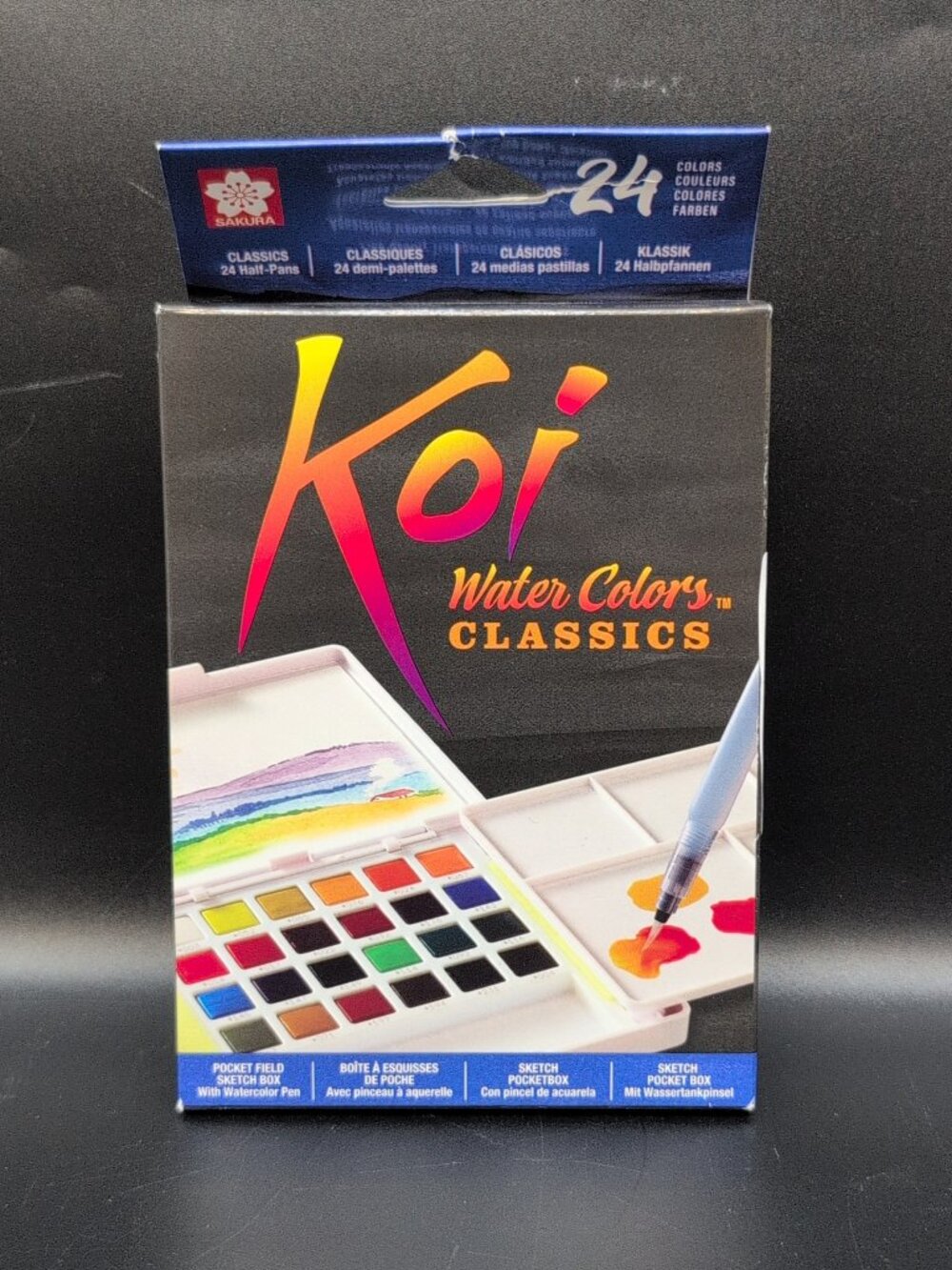 Sakura Koi Classic Watercolors Pocket Field Sketch Box 24pc
